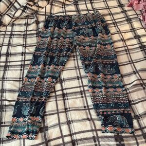 No Boundaries Multicolor Patterned Leggings